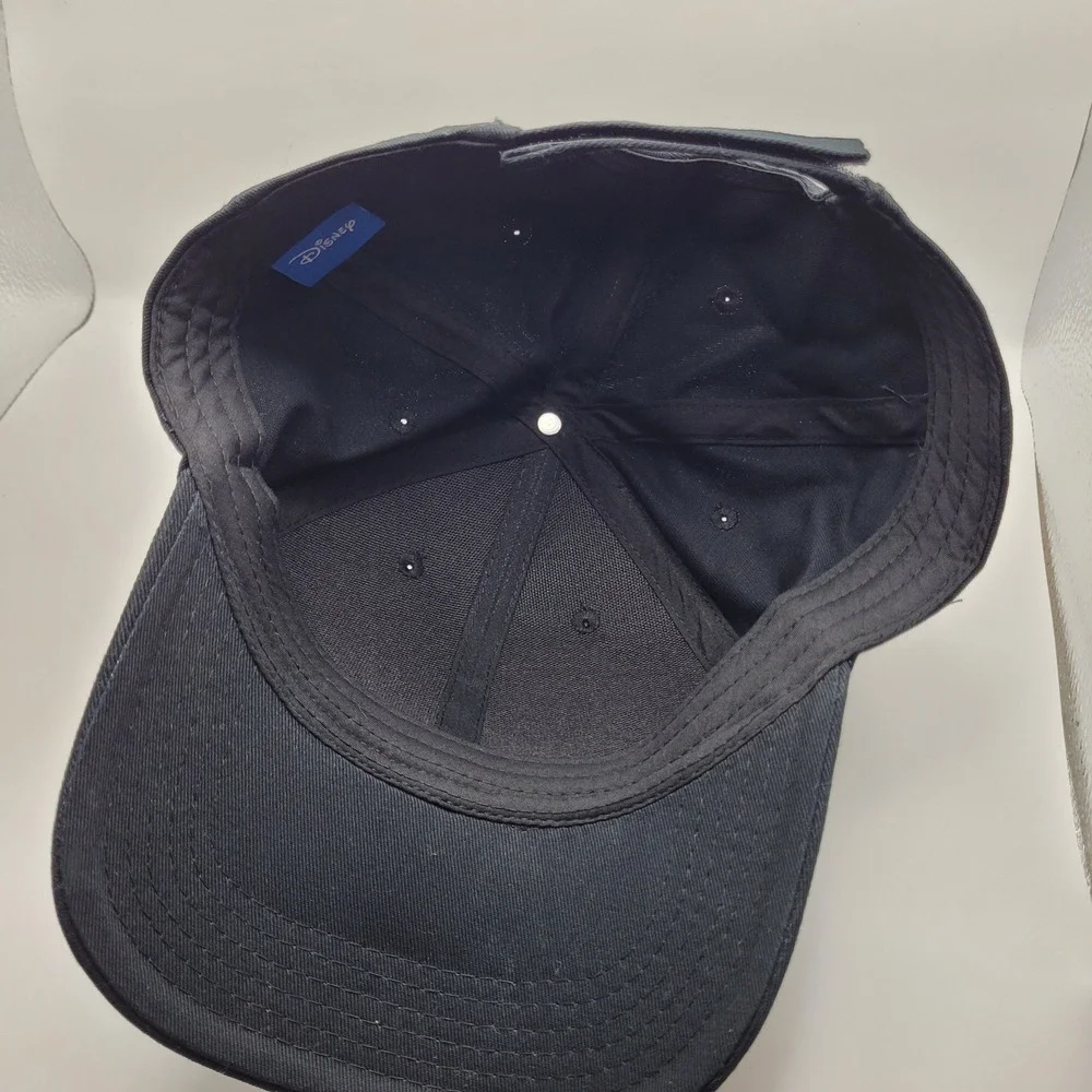 Disney Mickey Mouse Grandpa Baseball Cap Hat Black Embroidered Adjustable Strap